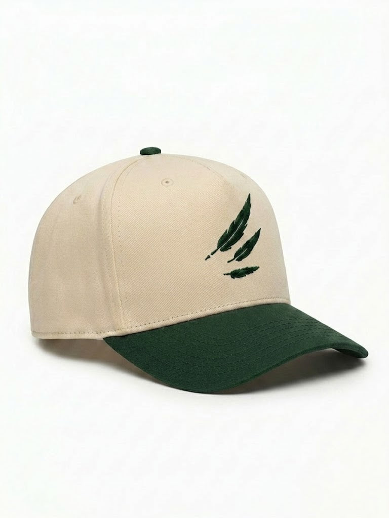 Wingman Snapback Logo Hat (Green / Cream)