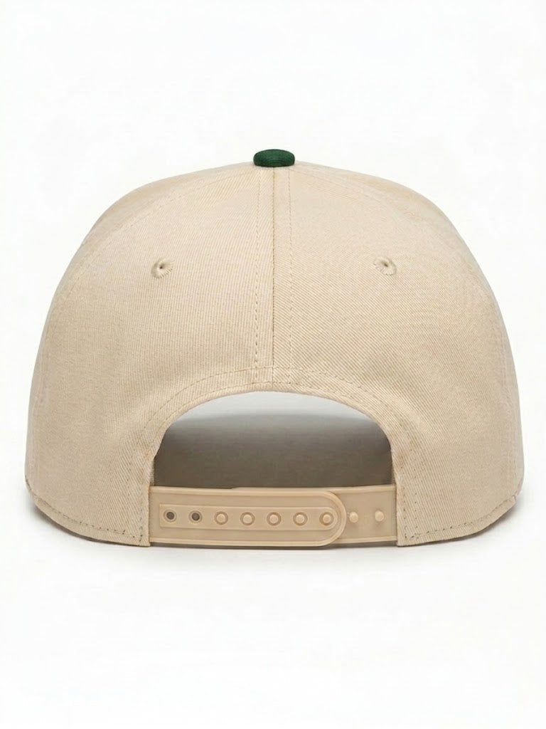 Wingman Snapback Logo Hat (Green / Cream)